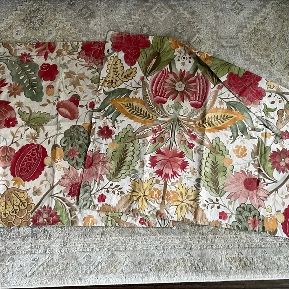 Pottery Barn Courtney Green Sienna Set of Two Shams